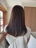 自然な直毛に♪ カット+髪質改善ストレート+補修トリートメント ￥22,000