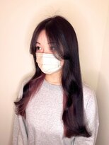 ニュイ 高槻 阪急茨木店(nui)&nbsp;黒髪ボブルフネビージュ小顔ワンレンスペインカール