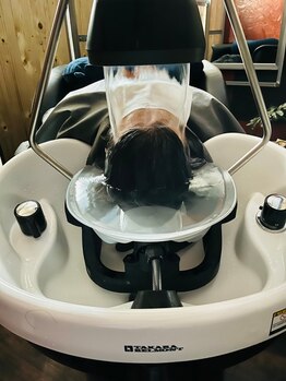ヘア アパース(hair a paz)の写真/暖かいアットホームなサロンで、頭浸浴＋トリートメント＋ヘッドスパで髪と頭皮をリフレッシュ！