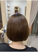 透明感カラー×ボブ