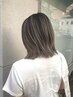 【白髪ぼかし】カット＋白髪ぼかしハイライト＋導入ケア超音波トリートメント