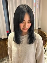 ヘアリゾート粋 新宿三丁目本店&nbsp;顔まわりカット/レイヤーカット/ナチュラル
