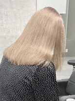 ヴィア 京都烏丸(Via)&nbsp;ブロンドベージュ/ハイトーン/ブロンド/ブリーチ/髪質改善