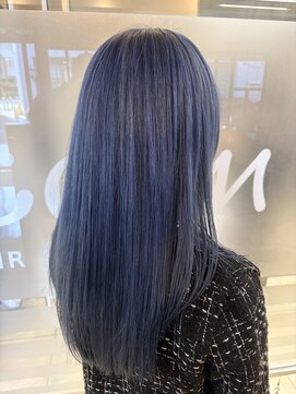 ヘアースペースブルーム ヒーロー 園田店(HAIR SPACE BLOOM hero) 【園田/ブリーチ】ブルーカラー