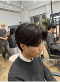 MEN’S HAIR/波巻きツイストスパイラル/リバースセンターパート