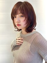 COVER HAIR ACADEMY 北浦和【カバーヘア アカデミー】北浦和西口店【4/6 OPEN(予定)】&nbsp;小顔/レイヤーボブ/ピンクブラウン/大人ガーリー/ブラウンp