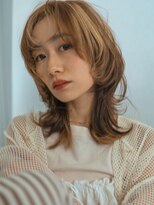 ミリー 梅田店(milly) アンブレラカラー×ニュアンスウルフ【milly梅田】