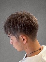 キラヴィ 三宮(KIRAVI)&nbsp;マレットヘアツイストスパイラルパーマフェード短髪コンマバング