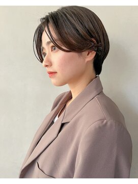 アンアミ キチジョウジ(Un ami Kichijoji) ハンサムショート　縮毛矯正　○堀越太真樹