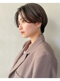ハンサムショート 縮毛矯正 ○堀越太真樹