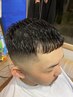 【復帰記念!!8月限定】カット顔そりアイロンパーマ+ヘアセット