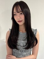 アモレット 天文館店(amoretto)&nbsp;ロングレイヤー 髪質改善 前髪カット 顔周りレイヤー 20代