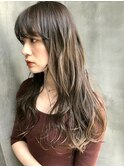 - 透明感カラー × ロングヘア -