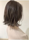 グレージュカラーボブ