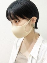 ノラキチジョウジ(NORA KICHIJOJI)&nbsp;大人かわいいフリンジウェーブボブ＃前髪＃ココアブラウン