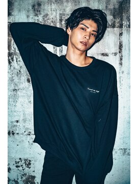 クロムトウキョウ ザ バーバー 新宿本店(CHROM TOKYO the Barber) 王道センターパート　新宿/代々木/メンズカット/メンズパーマ