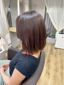 エルド(eld) 40 50代 大人可愛い 無造作ボブ