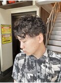 韓国マッシュ×スパイラルパーマ