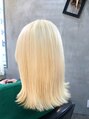 ロア ヘアーコーディネート 四条烏丸店(LoRE hair coordinate) ブリーチ×4ホワイト系カラー