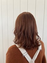 アドラーブル 松崎店(adorable) 20代30代40代ベージュ暖色系カラー大人セミディ透明感小顔