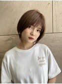 丸みショートボブ