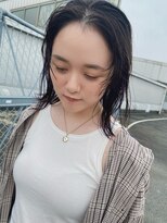 モリオ フロム ロンドン イオンモール 熊本店(morio FROM LONDON)&nbsp;【morio熊本】フェイスレイヤー/センター分けアレンジ.k