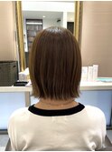 切りっぱなしボブ
