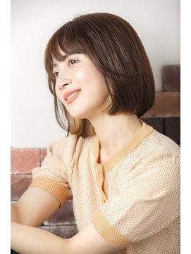 リノナ(Linona) 前髪あり インナーカラー 顔まわりリバースカール【リノナ】