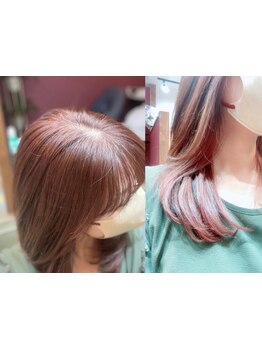 【髪や頭皮に優しい薬剤を使用】マンツーマン施術の居心地の良い空間で極上のサロンTimeを・・・♪