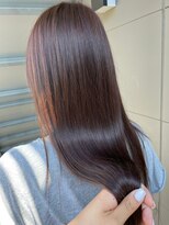 カームバイリコ 学芸大学(calm by liko) 斜めバング/グレージュカラー/デザインカラー/学芸大学