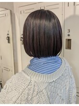 エスク オブ ヘアー(SQ of hair) 美髪 切りっぱなしボブ　似合わせカット