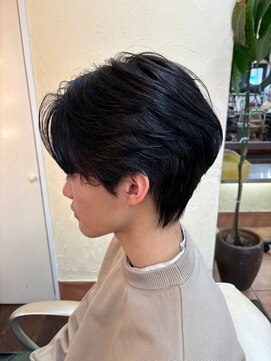 メンズヘアトーキョー 渋谷(MEN'S HAIR TOKYO) 後ろ流しセンターパート