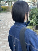 イナズマヘアー(INAZUMA HAIR)&nbsp;パツっと切りっぱなしボブ