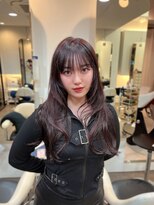 インデックスヘアー 錦糸町店(in'dex hair) 髪質改善グレージュカラーカーキベージュレイヤーロング錦糸町