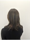 ハイライト×地毛風ストレート20代30代40代