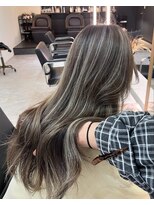 ブレンド 渋谷(BLend) マチルダボブ前髪グレージュハイライト