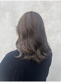 ホワイトベージュインナーカラー