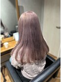 大人ガーリー大人美人透明感髪質改善くすみカラー