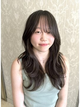 ヘアスタジオ アルス 御池店(hair Studio A.R.S) レイヤーカットハッシュカット韓国ヘアブラウンカラー10代20代