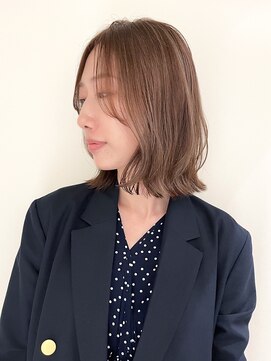 ネイロ バイ ジルブラン 葛西(NeiRo by JIL BLAN) ハイライト白髪ぼかしダブルカラーインナーカラーショートボブ