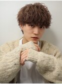 波巻きパーマメンズツイストスパイラルパーマツーブロック