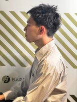 バーバーバー アカバネ(BARBER-BAR AKABANE) ビジネスマン 就活生にも 爽やか黒髪ショート シェービング#2