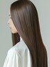 《支持率No．２》カット+透明感カラー+シナジー8STEPトリートメント　￥15500
