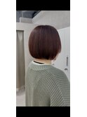 。ショートボブ/イメチェン/ワイドバング