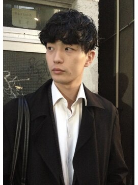 丹 メンズウルフパーマ