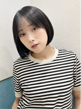 ロンド レグリーズ 立川(Lond leglise) グレーブラウン似合わせカット/ミニボブレイヤー/ダークアッシュ