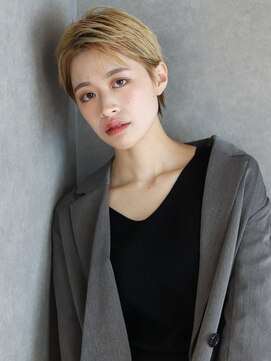 ルー ハナレ(Luu HANARE) ハイトーンベリーショート/ブリーチ/ケアブリーチ/髪質改善/神戸