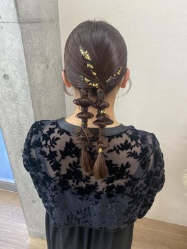 エフバイラブランシュ 大宮東口店(ef by La Blanche) 箔付きタイトヘアアレンジ/大宮東口タイトヘアアレンジ