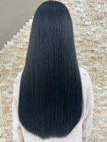 アンククロス 表参道(ANKH CROSS)&nbsp;ブルーブラック/艶髪/ストレート/髪質改善