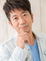 モッズヘア メン 仙台愛子駅前店(mod's hair men)&nbsp;40代50代ダークアッシュワイルドツーブロックショートa仙台愛子